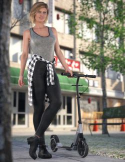 dForce Urban Casual Outfit for Genesis 8 Female(s)