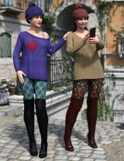 dForce Spice of Fall Outfit Textures