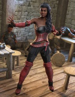 Dark Wolf Outfit for Genesis 8 Female(s)