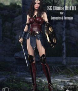 SC Diana Outfit for Genesis 8 Female