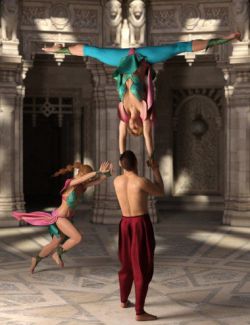 Acrobat- Gymnastics and Tumbling Poses for Genesis 8