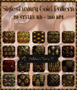 Styles Luxury Gold Pattern