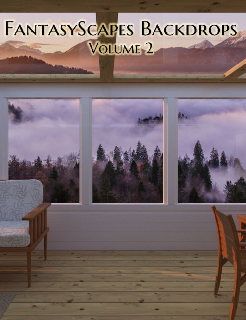Click here to see preview images for "FantasyScapes Backdrops Volume 2" FantasyScapes Backdrops Volume 2