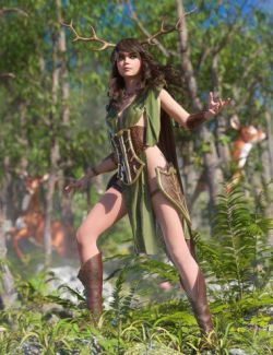 dForce Wood Warden for Genesis 8 Female(s)