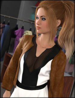 dForce Flared Layer Outfit Available Textures