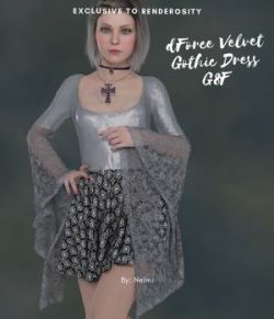 Nelmi- dForce Velvet Gothic Dress G8F