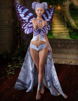 dForce Butterfly Outfit Textures