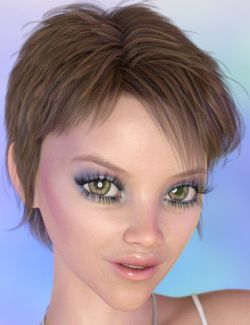 Itsy Hair for Genesis 8 and Genesis 3 Female(s)