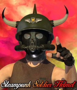 Steampunk Soldier Helmet