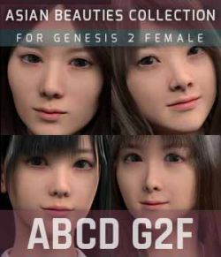 ABCD G2F HEAD MORPHS ONLY for Genesis 2 Female