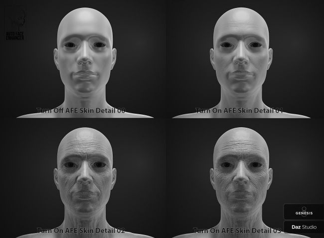 Auto Face Enhancer Genesis 8 Male(s) Bundle | 3d Models for Daz Studio ...