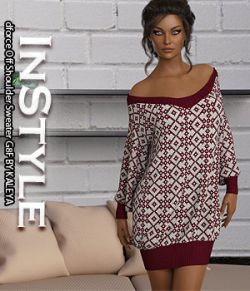 InStyle- dforce Off Shoulder Sweater G8F