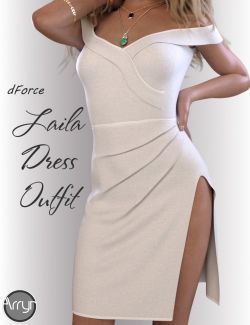 dForce Laila Cocktail Dress Outfit for Genesis 8 Female(s)