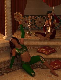Bellydance Music Poses and Props for Genesis 8 Female(s)