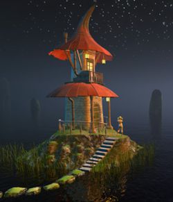 Fairy hut for Poser