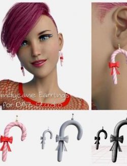 Candycane Earrings