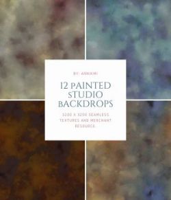 12 Painted Studio Backdrops