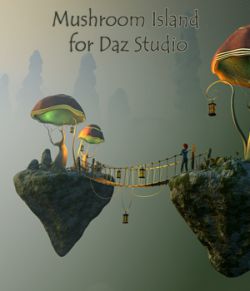 Mushroom Island for Daz Studio