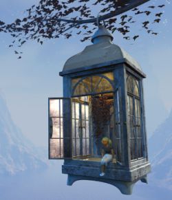 Autumn Lamp for Daz Studio