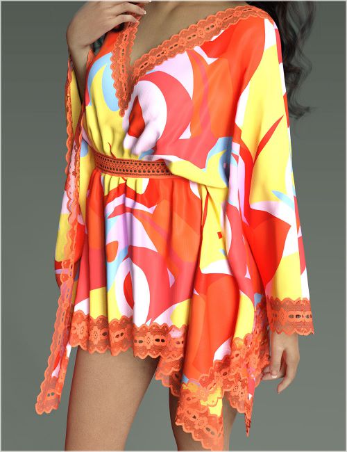 Stylish For dForce - Short Kaftan