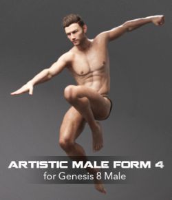 Artistic Male Form 4 for Genesis 8 Male