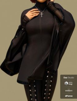 dForce RockyShoo Outfit for Genesis 8 Female(s)