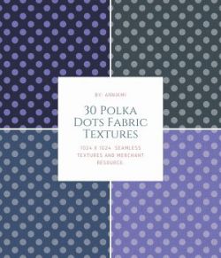 30 Polka Dots Fabric Seamless Textures