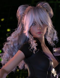 Bunny Hair for Genesis 3 and 8 Female(s)