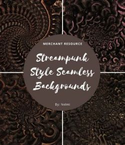 12 Steampunk Style Backgrounds