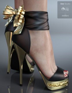 Party Shoes for Genesis 8 Female(s)