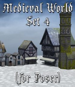 Medieval World Set 4 for Poser