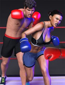 Z Boxing Champions Gloves and Poses