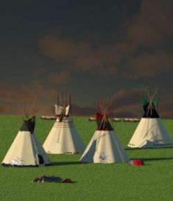 Lakota Tipi's, Medicine Pipe And Beaded Sheath Knife- OBJ