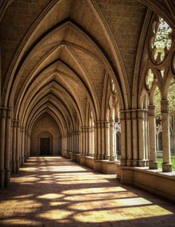 Gothic Courtyard