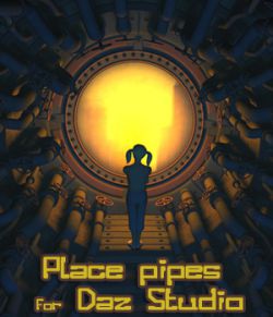 Place pipes for Daz Studio