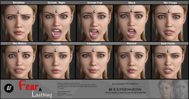 Genesis 8 Female Expressions