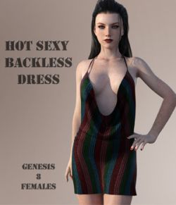 Hot Sexy Backless Dress For G8F