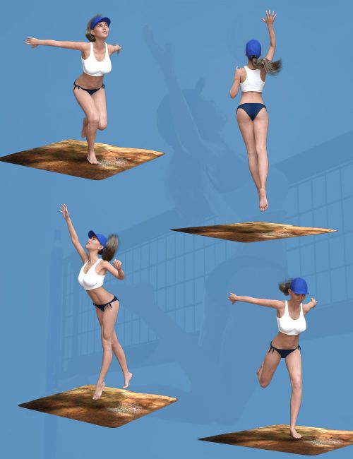 Volleyball poses Vol. 1 - CLIP STUDIO ASSETS