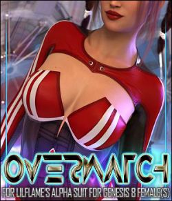 Overwatch for Alpha Suit for Genesis 8 Females