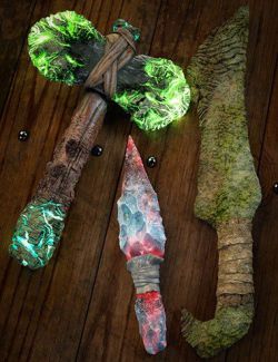 Aki Tribe Weapons Textures: Wilderness