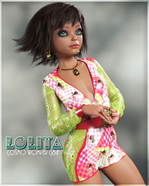 Click here to see preview images for "Lolita Cosmo Romper G8F" Lolita Cosmo Romper G8F