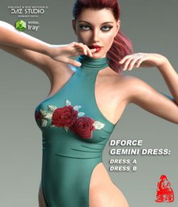 dForce Gemini Dress for Genesis 8 Female(s)