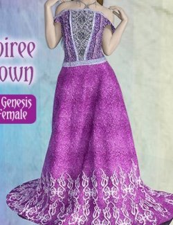 Soiree Gown For Genesis 8 Female