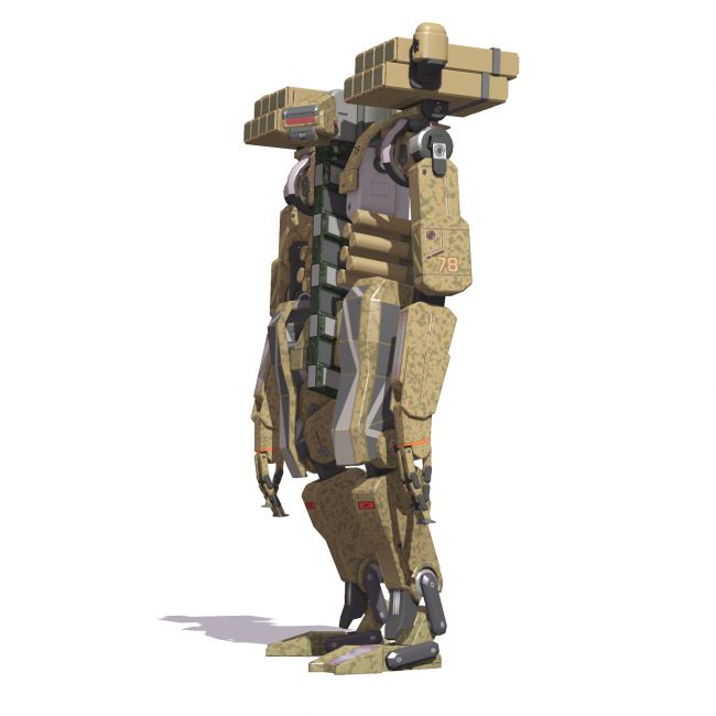 Missile Pack For War Bot | 3d Models for Daz Studio and Poser