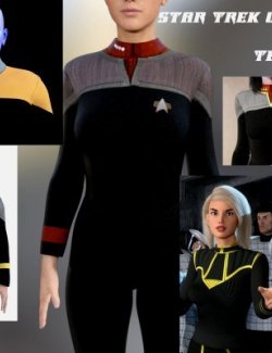 Star Trek Uniforms Texture G2M and G3F