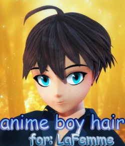 Anime Boy hair for LaFemme