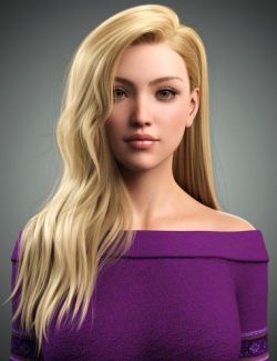 Monica Hair For Genesis 8 Female(s)