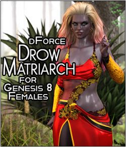 dForce Drow Matriarch for Genesis 8 Females