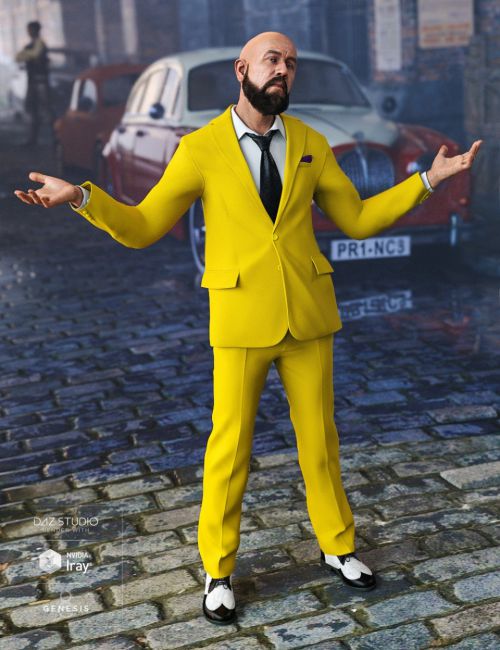 Futuristic Formal Outfit for Genesis 8 and 8.1 Males Bundle