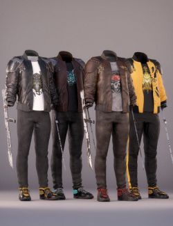 dForce Street Blade Outfit Textures